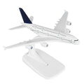 A380 German Lufthansa Airbus Civil Airliner Model 16cm Simulation