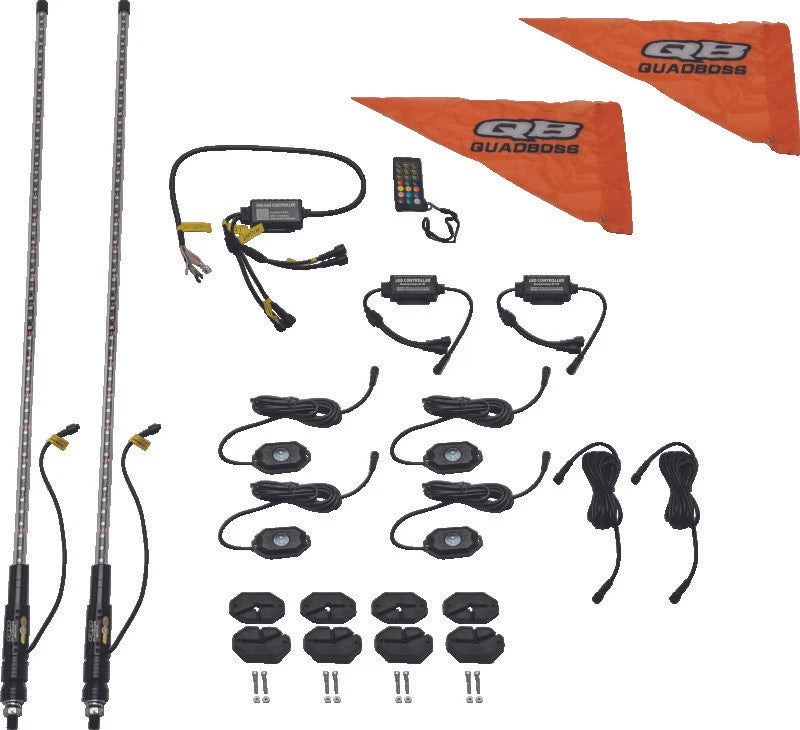 Quadboss 6ft Rock Whip Bluetooth Kit