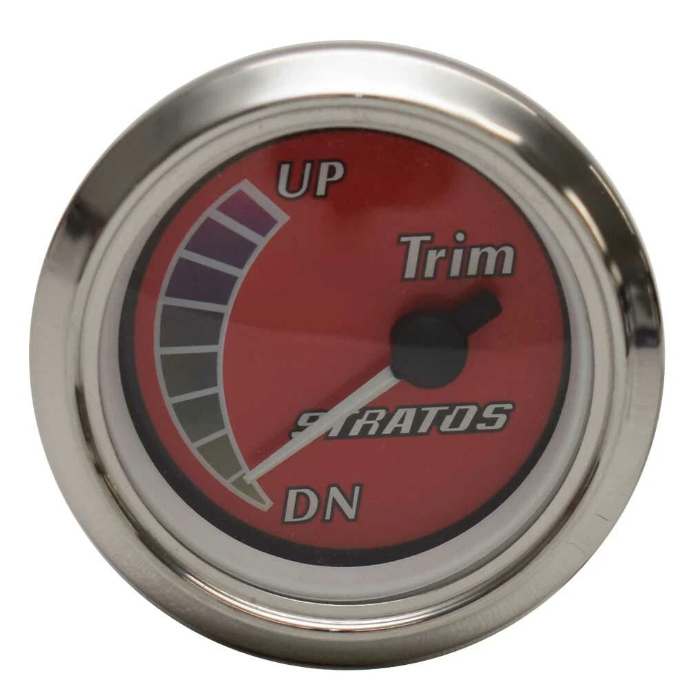 Stratos Boat Trim Gauge 960583 | Beede 2 Inch Mercury Yamaha Volvo
