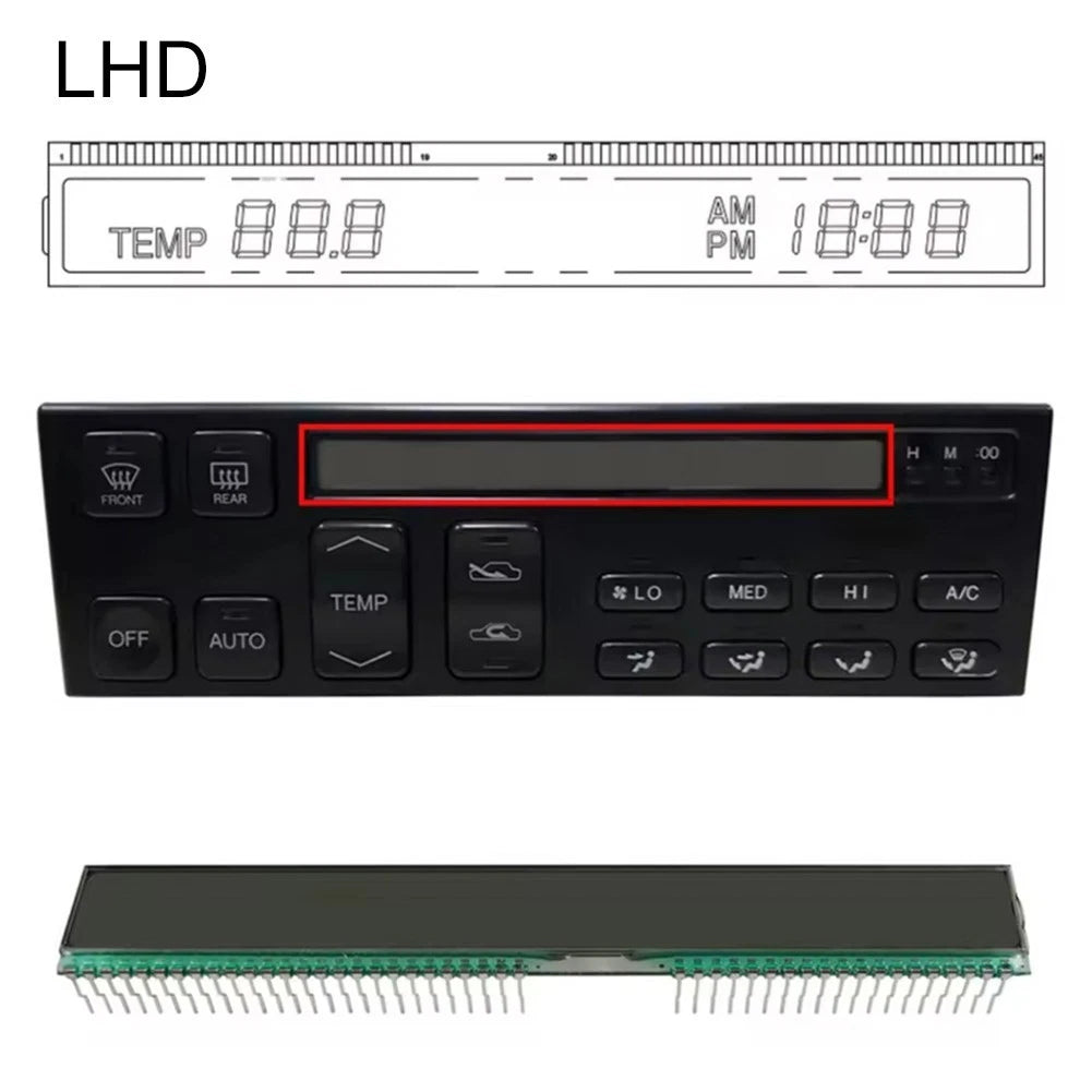 For Lexus Ls400 1990-1992 Climate Control Unit Lcd Display 45 Pin Lhd