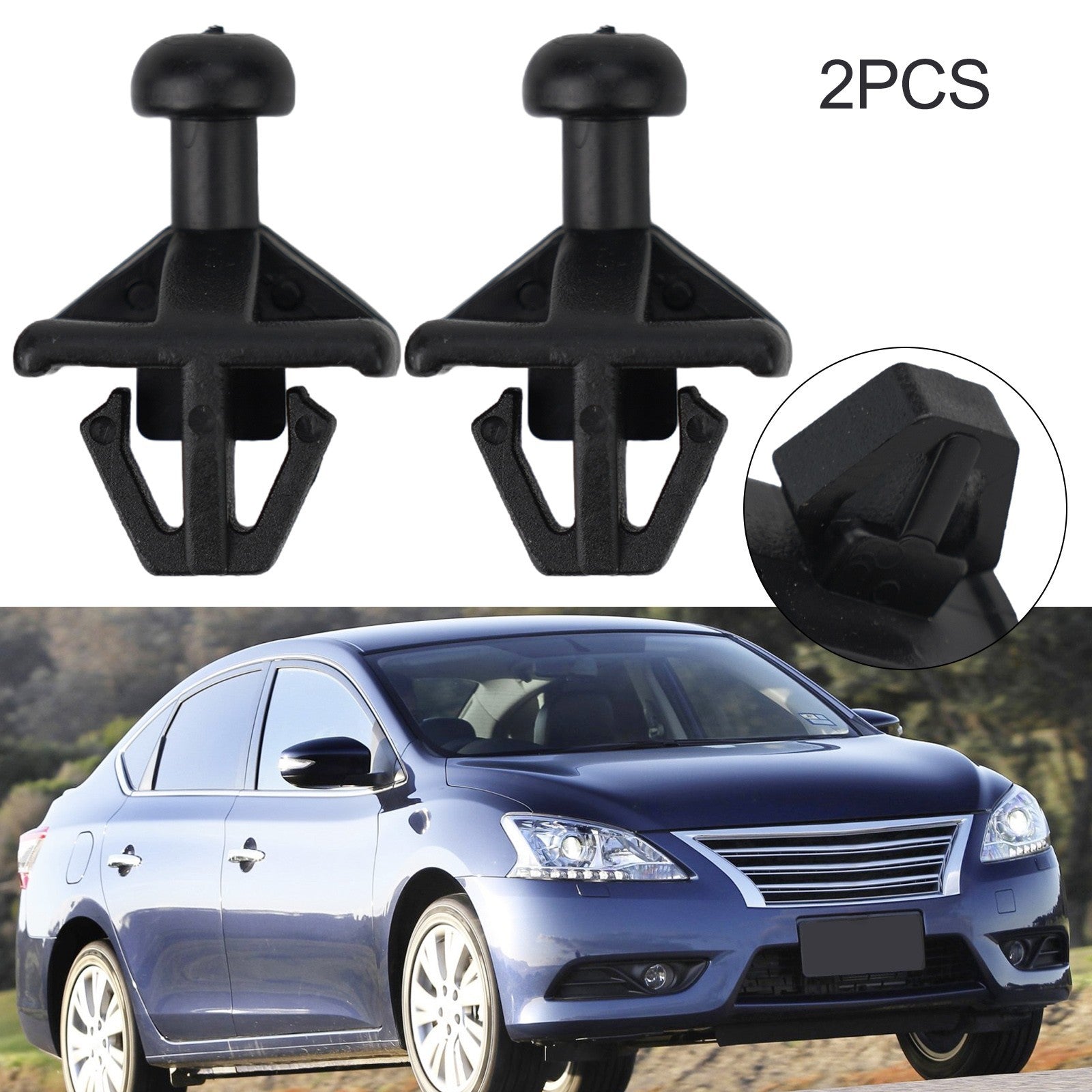 Black Shelf Hooks for Nissan