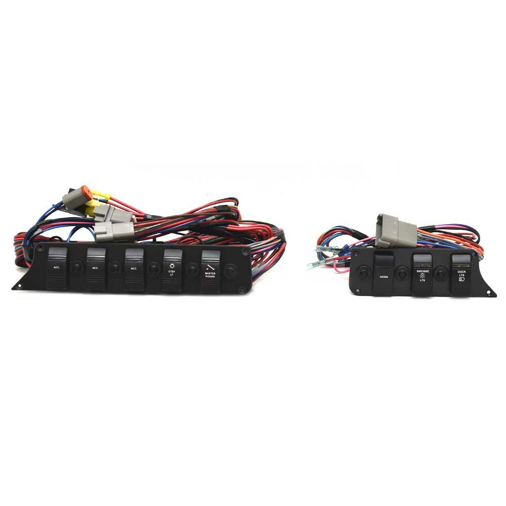 Godfrey Pontoon Boat Rocker Switch Panels Black by Godfrey