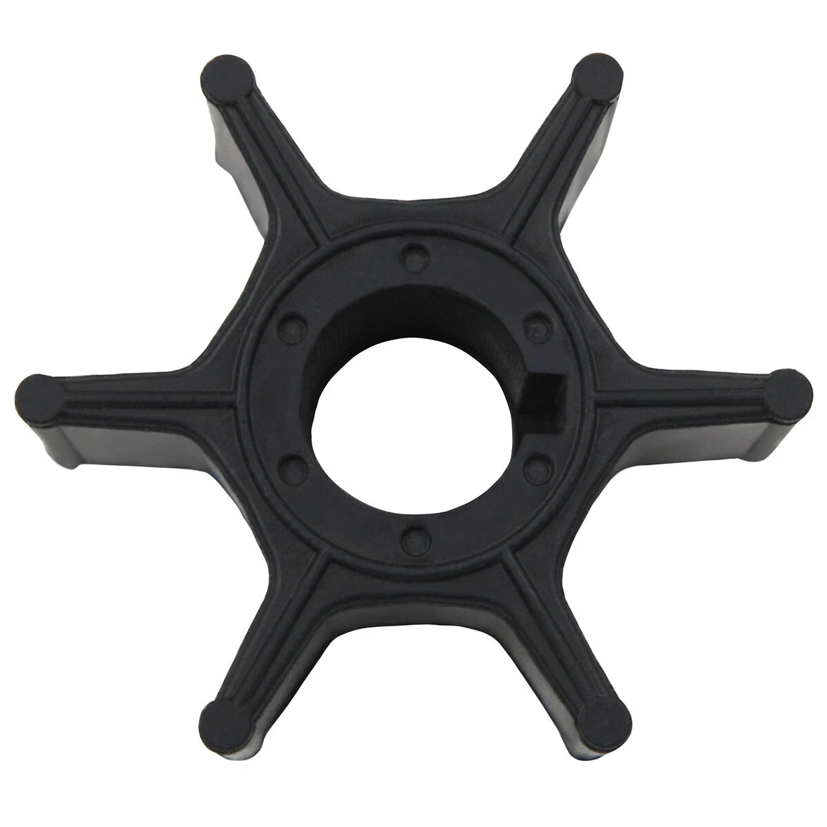 Water Pump Impeller with Key for Suzuki 2-Stroke 8/9.9 HP Outboard