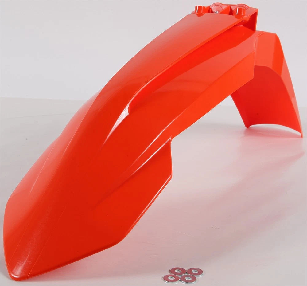 Acerbis Front Fender Orange For Ktm 250/350/450/50<wbr/>0 Exc-f &