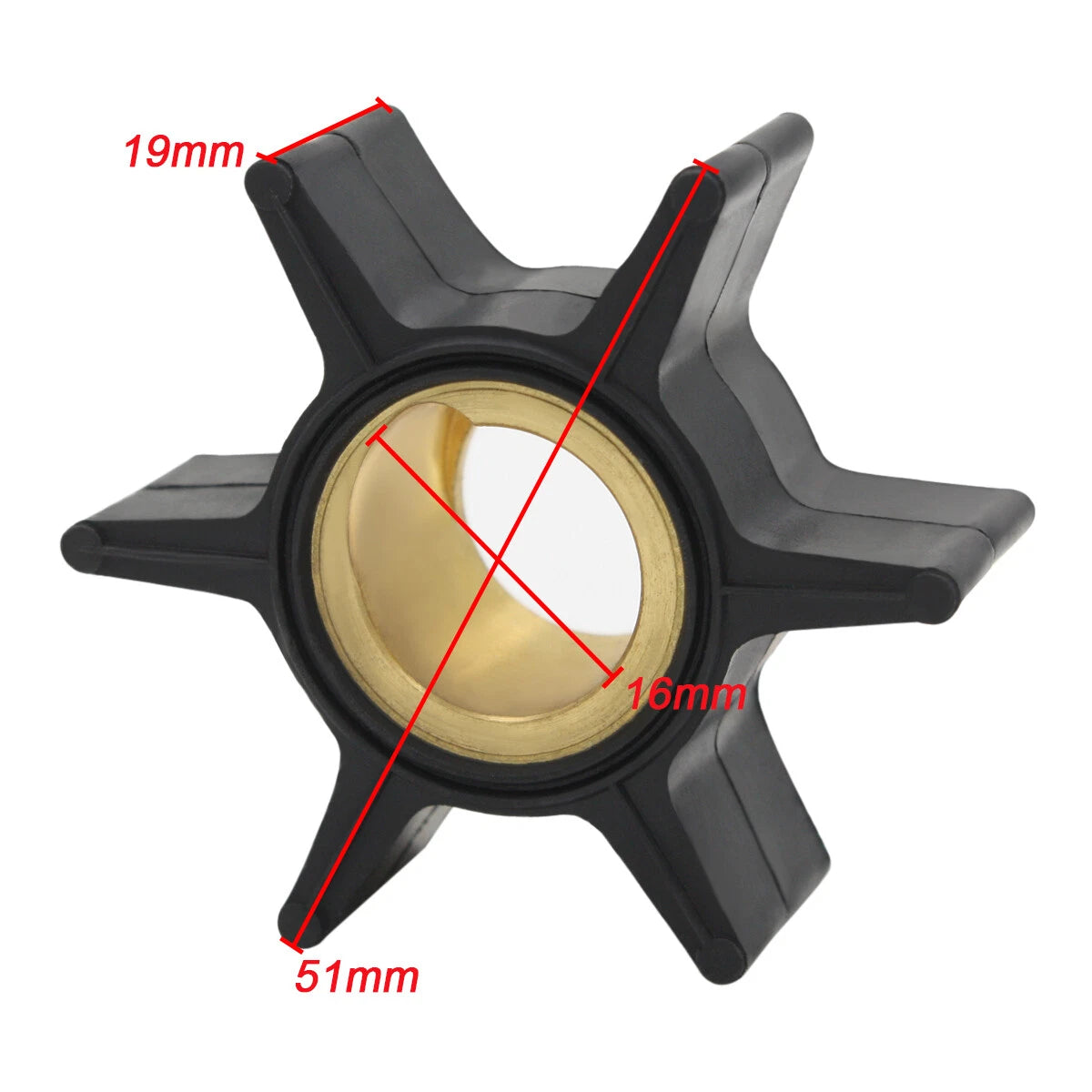 Water Pump Impeller for Evinrude Johnson 20-35HP (20-30HP)