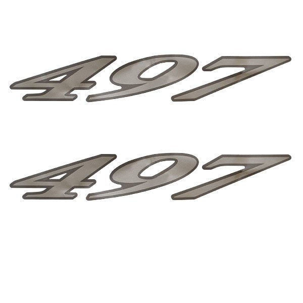 Cruisers Yachts Boat Model Decals Silver Stickers by Cruisers Yachts