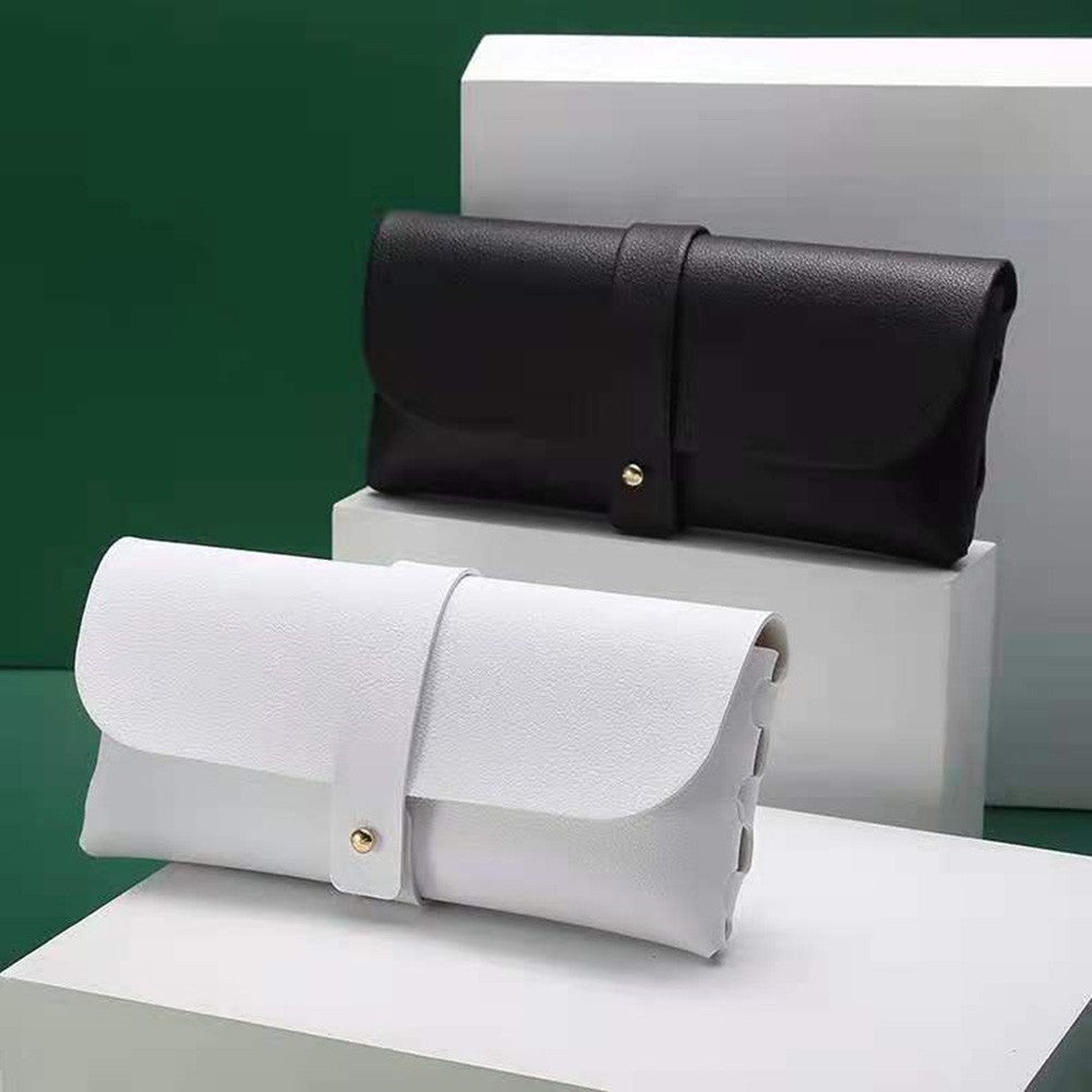 Compact Slim Glasses Protective Case in Black