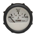 Temperature Gauge Faria Euro White 2 Inch by Faria