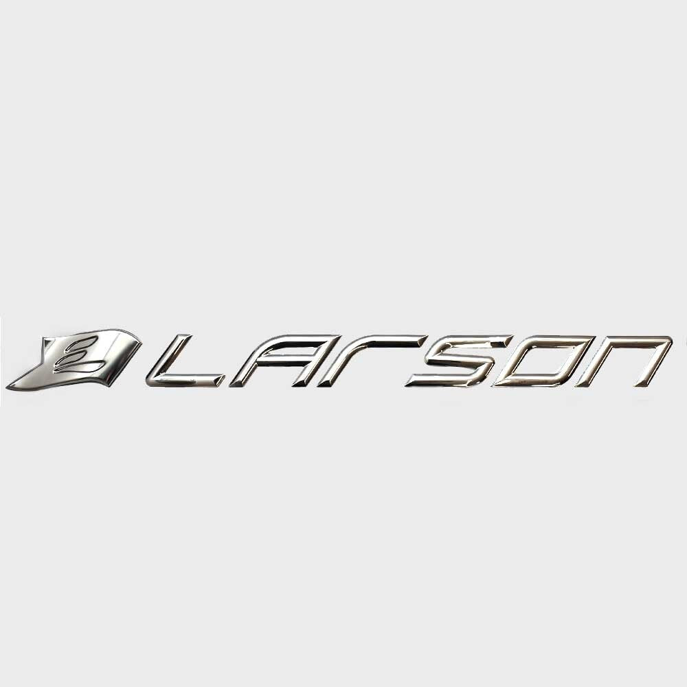 Raised Decal Larson Silver Logo Sticker by Larson