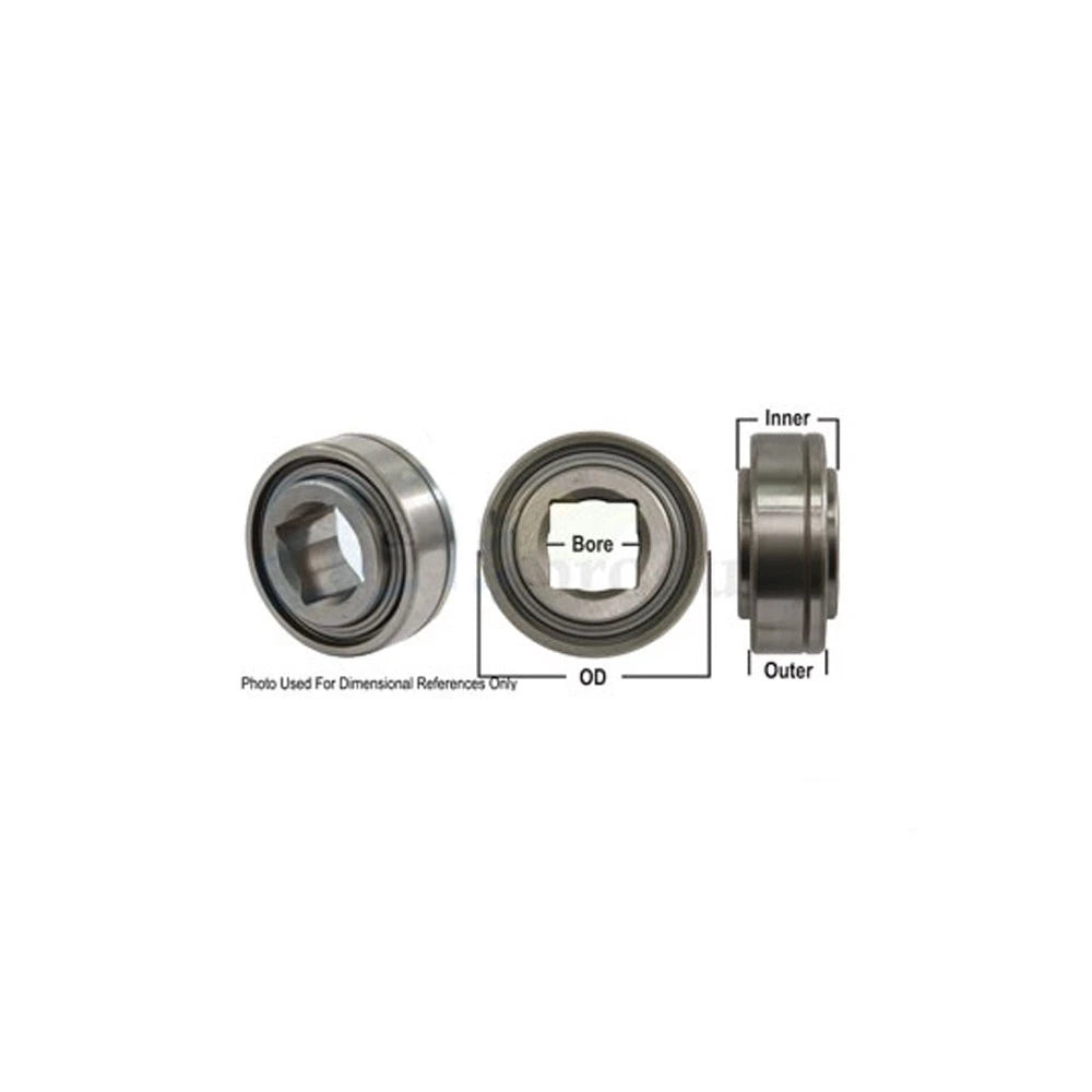 A-w209ppb5-p-a<wbr/>i Disc Bearing; Spherical, Square Bore, Pre-lube