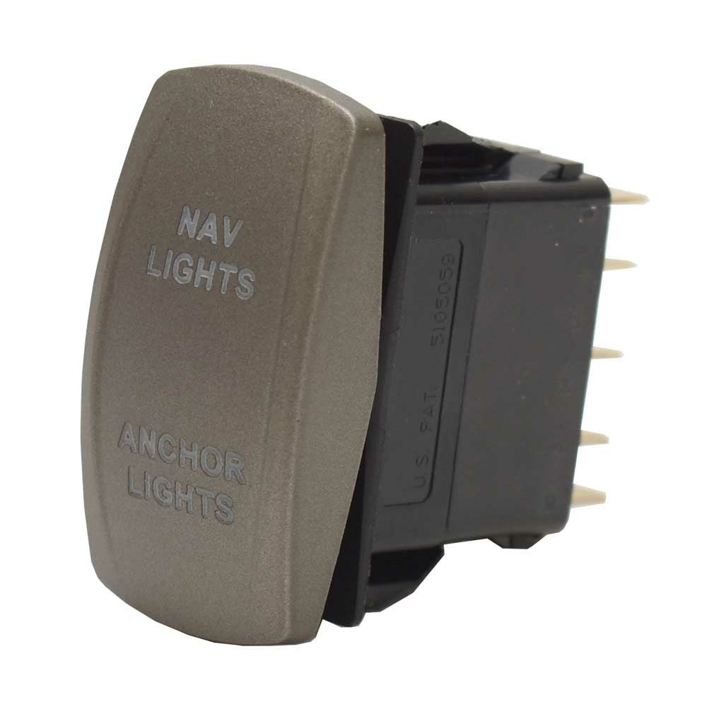 Carling On/Off/On Boat Contura V Rocker Switch NAV/ANCH LTS by Carling