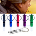 Outdoor Whistle Keychain Aluminum Alloy Survival