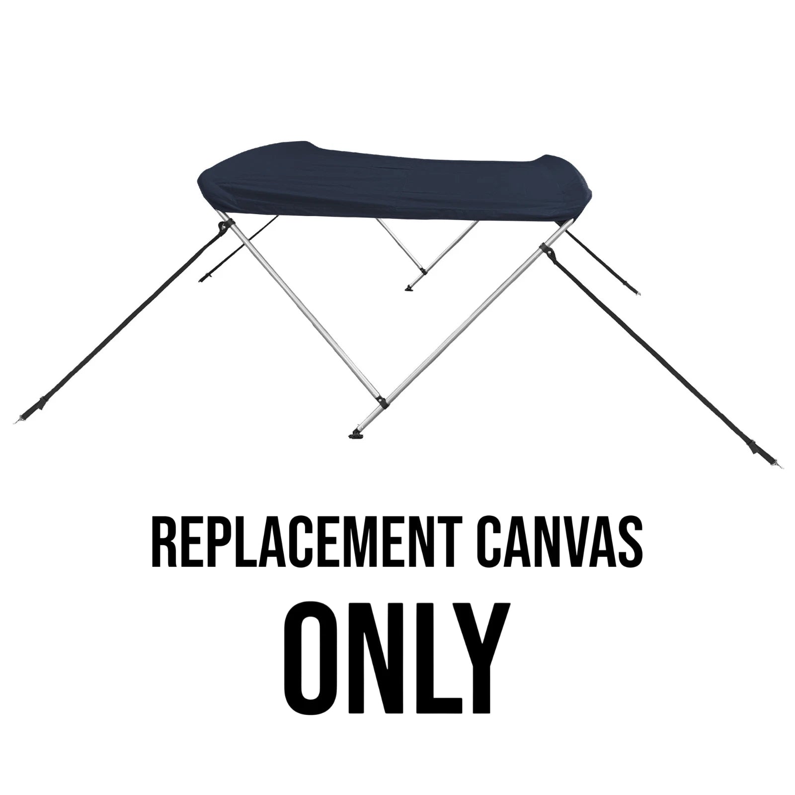Navy Bimimi Top Waterproof Canvas Replacement Fabric Fits 2 Bow