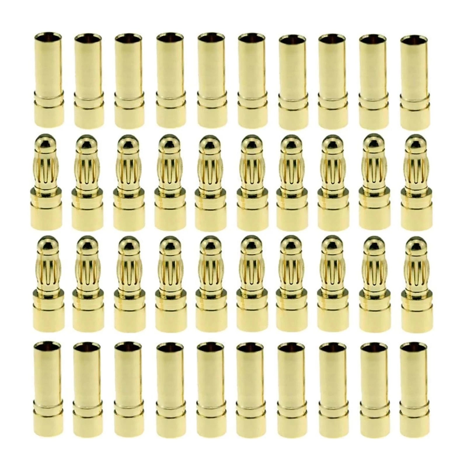 3.5mm Gold Plated Bullet Banana Connector For Rc Car Truck Helicopter
