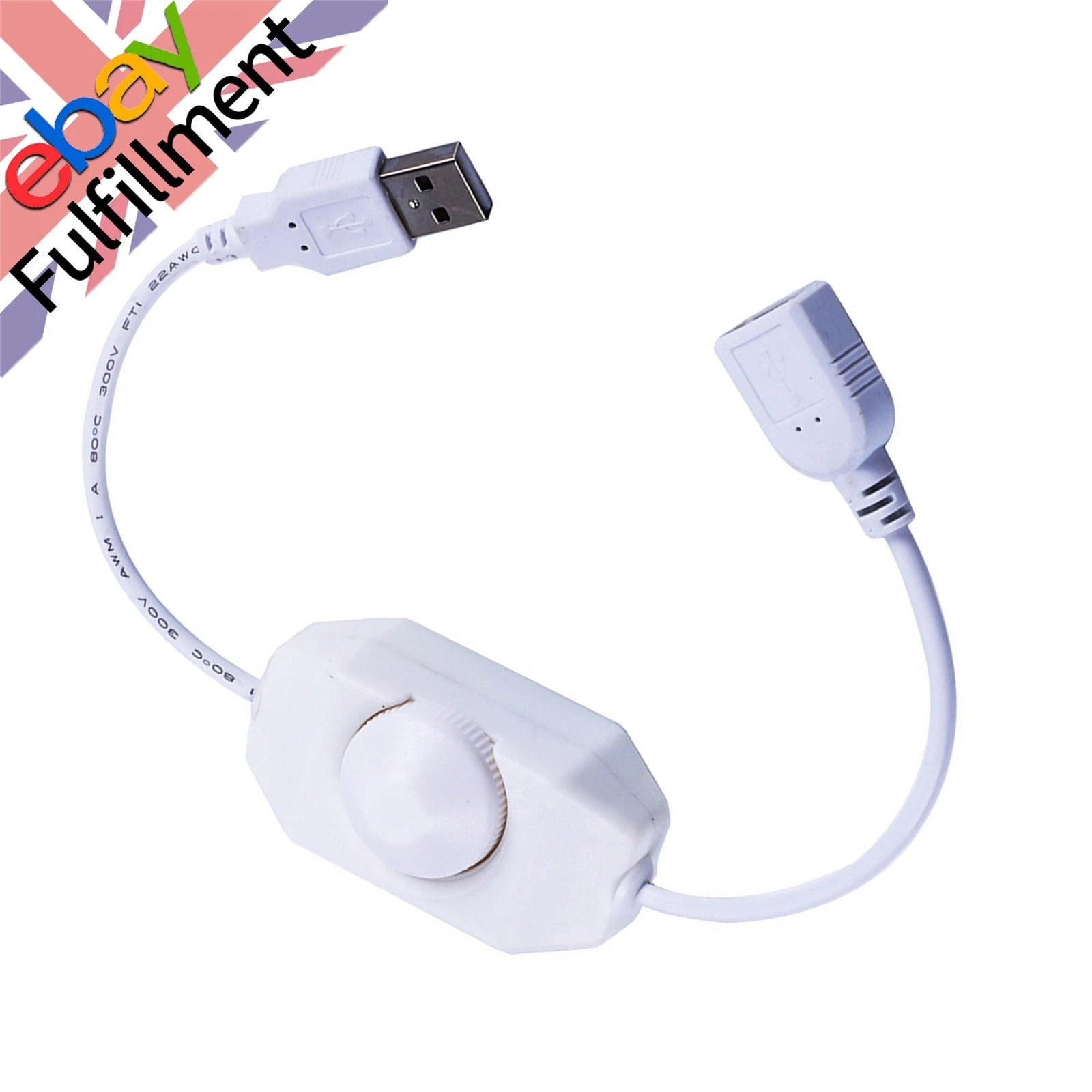 White 5V Led Knob Dimmer Rotary Brightness Controller For Led Strips