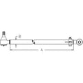 E3nn3304ba New Drag Link Tube W/ End Fits New Holland 3610 3910 4110