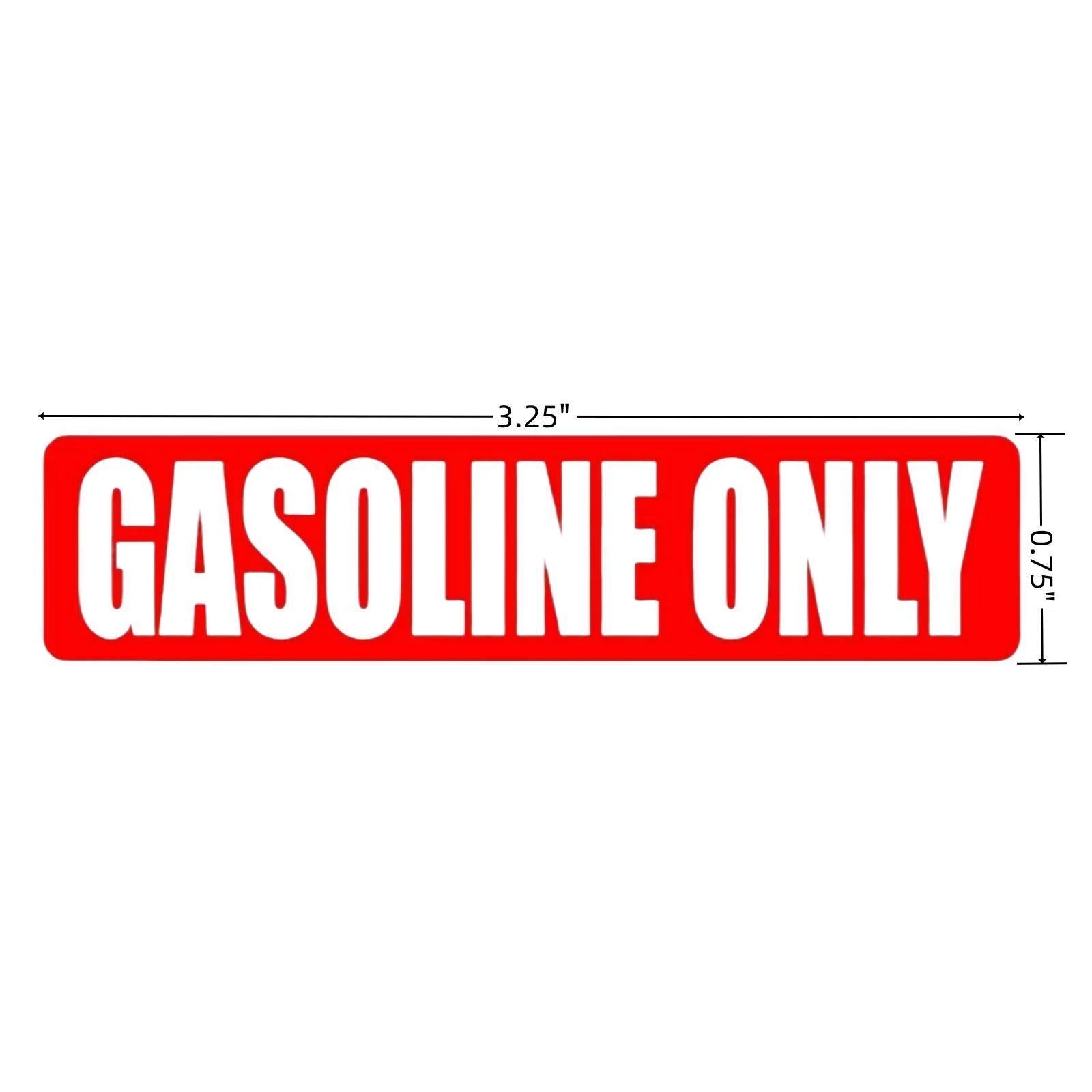 Gasoline Only Fuel Caution Decal – All Boats
