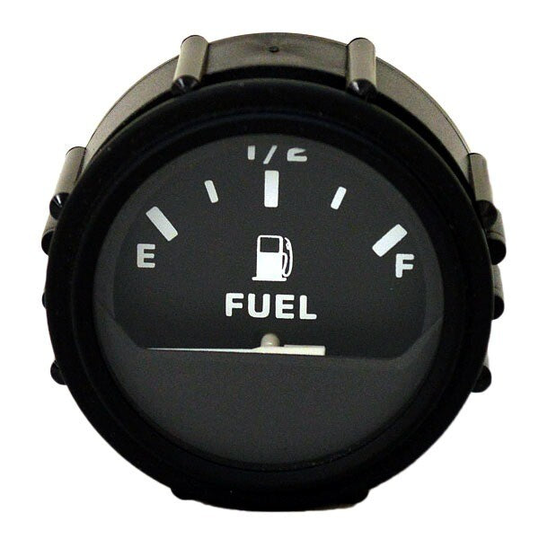 Faria Boat Fuel Gauge GP7555B Euro Black 2 Inch by Faria