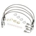 24 Inch Front 22.5 Inch Rear Brake Lines For Jeep For Wrangler Jk