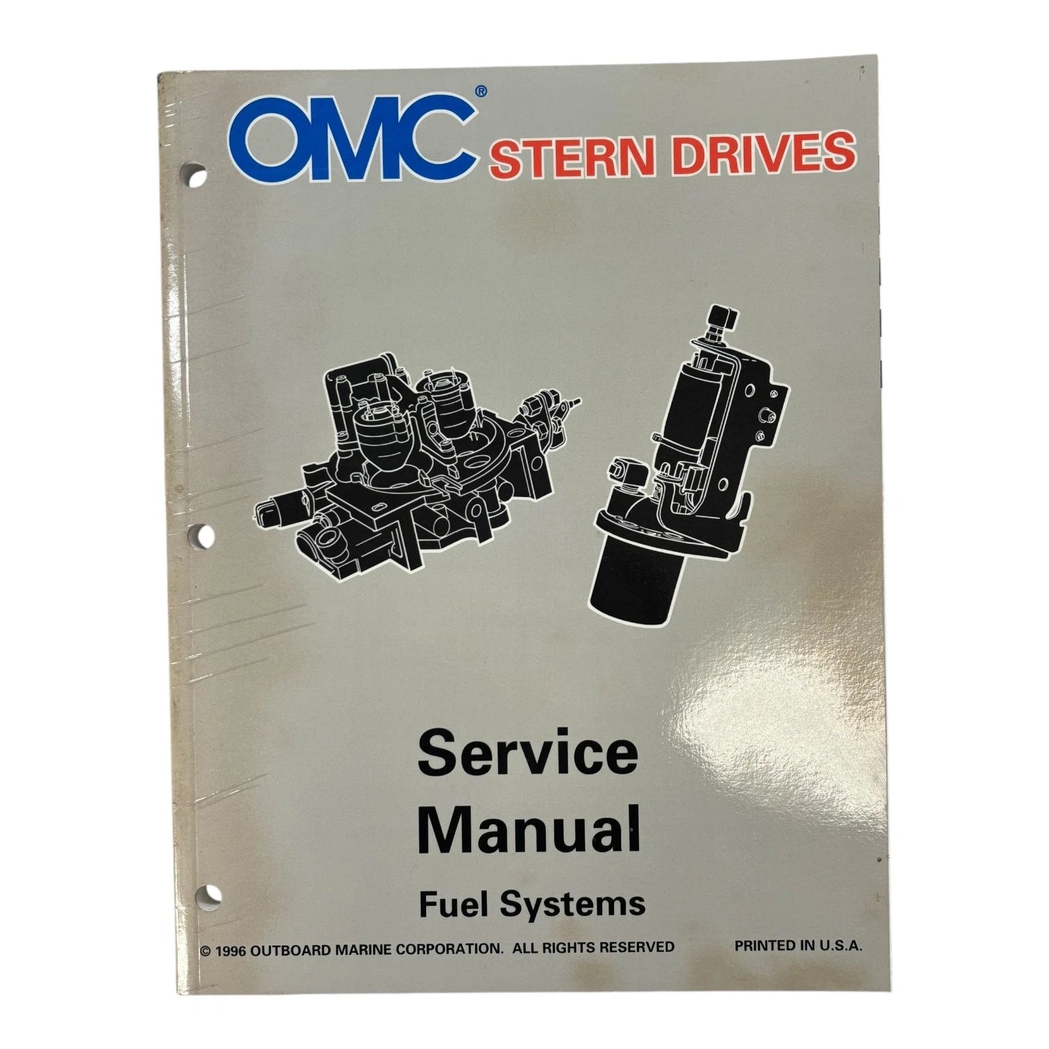 Omc Stern Drives 507284, Fuel Systems Service Manual (1996)