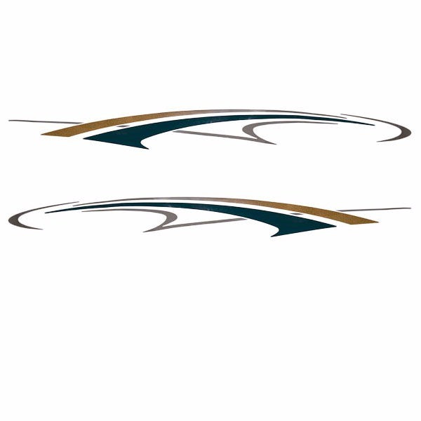 Graphic Decals Rinker Captiva Green Stickers by Rinker