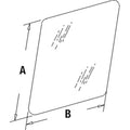 At154429 New Upper Windshield Glass Fits John Deere 190e 330lc 370