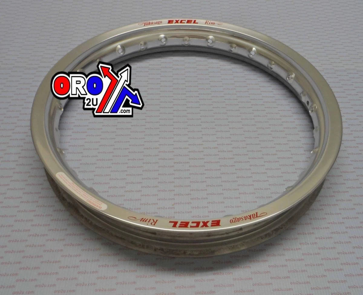 Excel Silver Wheel Rim, 28 Spoke Hole Kawasaki 80-98-00, Kx85 98-16,