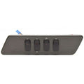 Ranger Boat Rocker Switch Panel Glossy Gray Plastic by Ranger