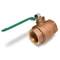 Marine Hardware Boat Ball Valve 1 1/2 Inch Brass by Marine Hardware