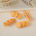 Yellow Biscuit Hairpin Clip for Daily Wear