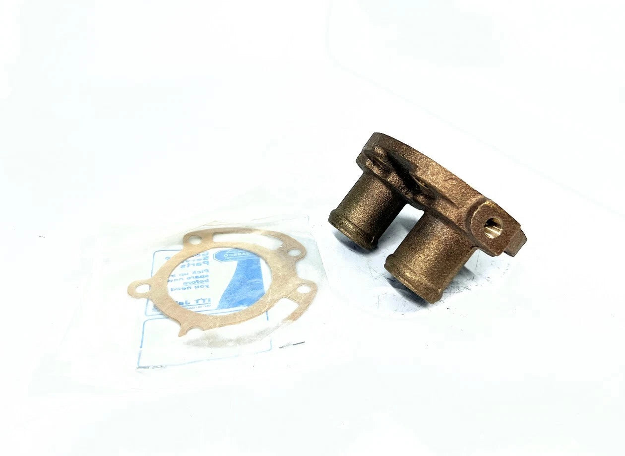 '-New- Jabsco 43216-1000, Solid Bronze, Mercruiser Water Pump End