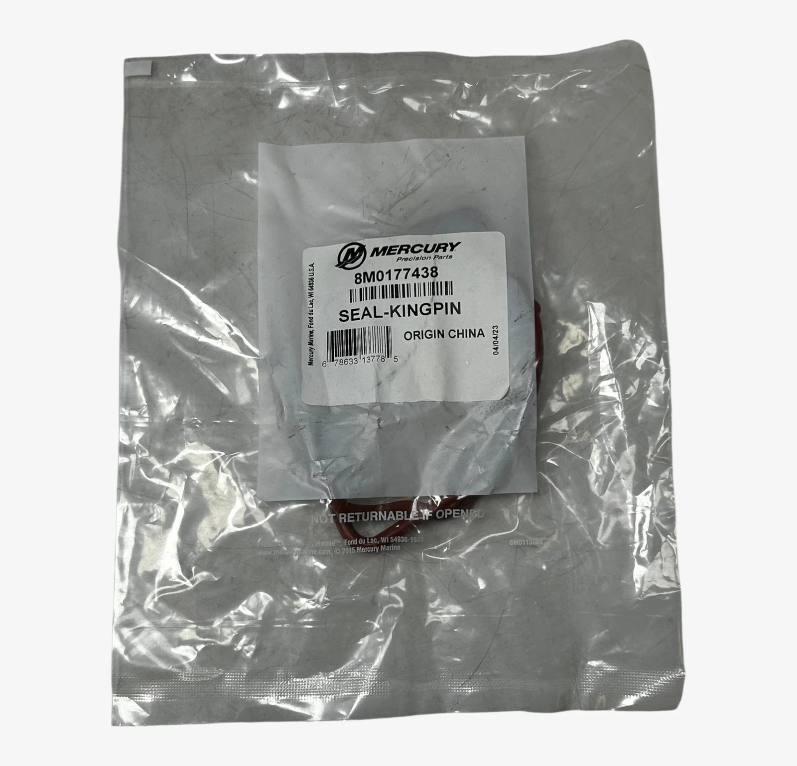 Mercury 8m0177438, Kingpin Seal, Oem - New | Hook & Hull Co