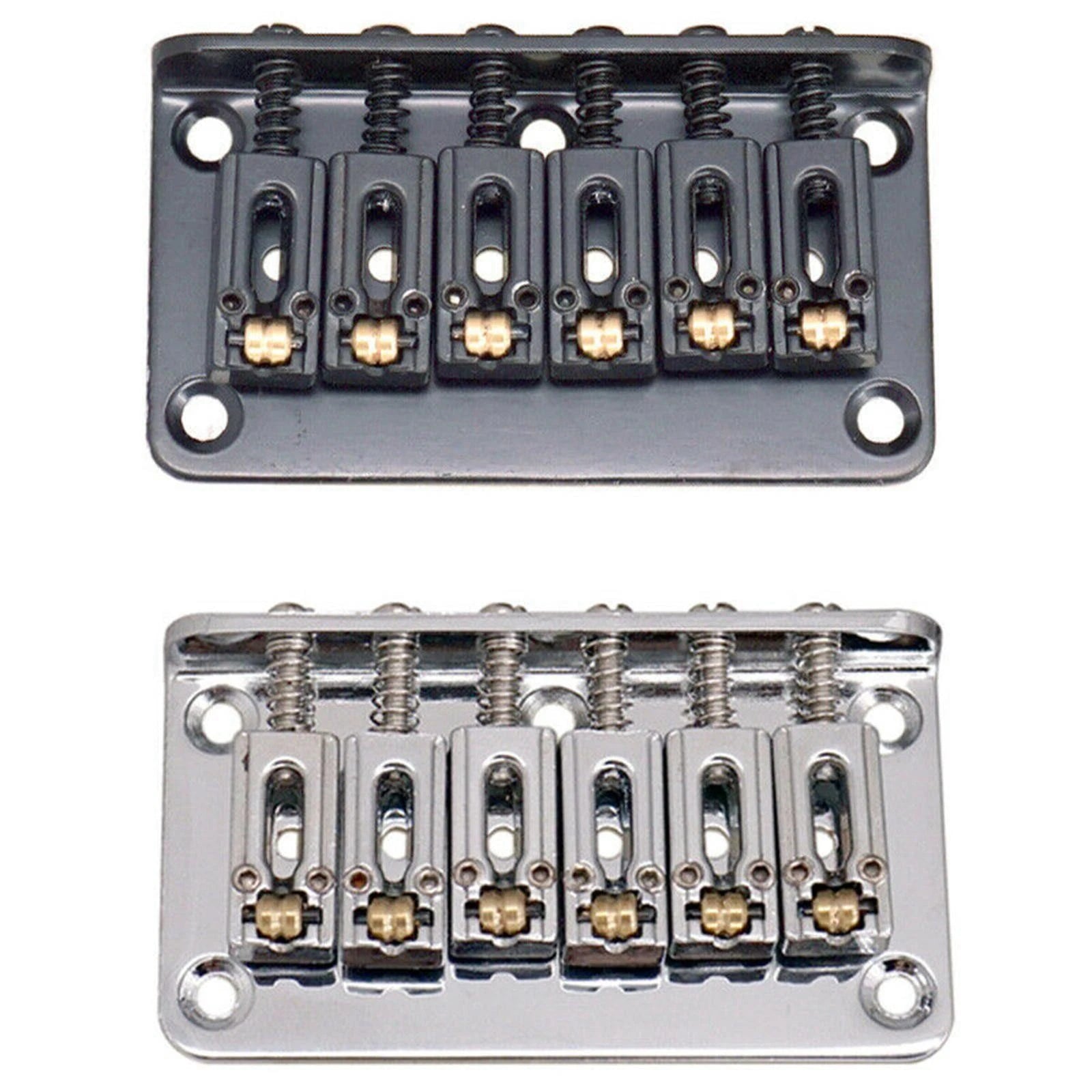 6 String Electric Guitar Body Hardtail Roller Saddle Bridge With