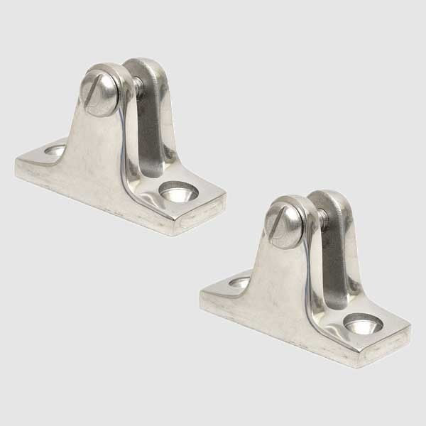 Bimini Bracket Mount Stainless Steel 2 1/4 x 1 1/2 Inch