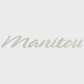 Manitou Pontoon Boat Decal 31-0051 | Logo Sticker Light GrayOpens in a