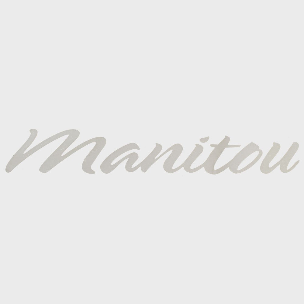 Manitou Pontoon Boat Decal 31-0051 | Logo Sticker Light GrayOpens in a