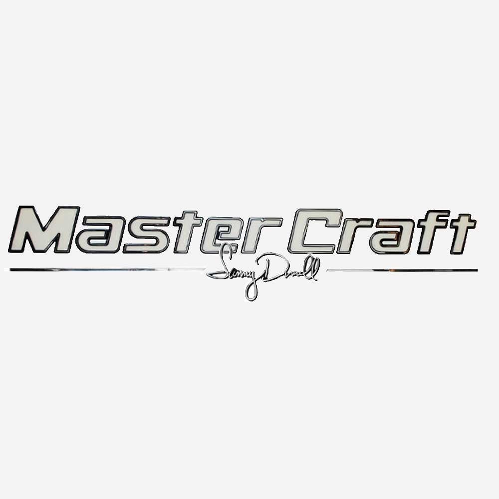 Sammy Duvall Boat Raised Decal 758438 | MasterCraft  Ivory/Mirror/Blac