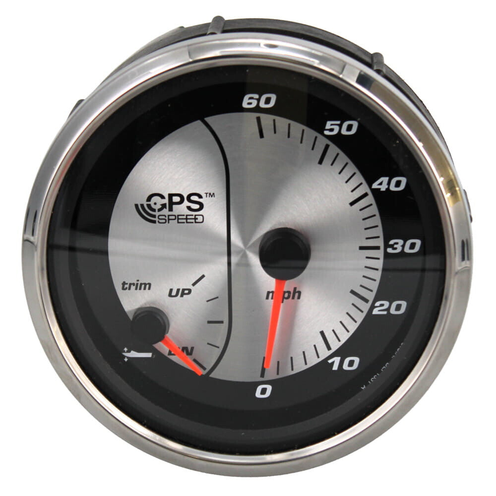 Faria Boat Multifunction Speedometer Gauge GSC087B | 4 1/4 Inch GPS by Faria