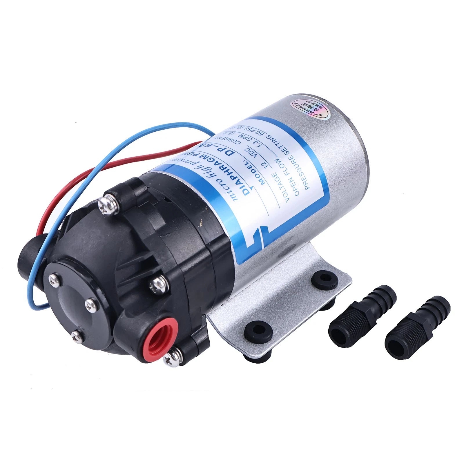 12V High Pressure Diaphragm Pump Dp-60 Dp-60a For | Hook & Hull Co