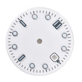 White Watch Dial Parts Wih Luminous For Eta 2836/2824 Mingzhu Dg2813