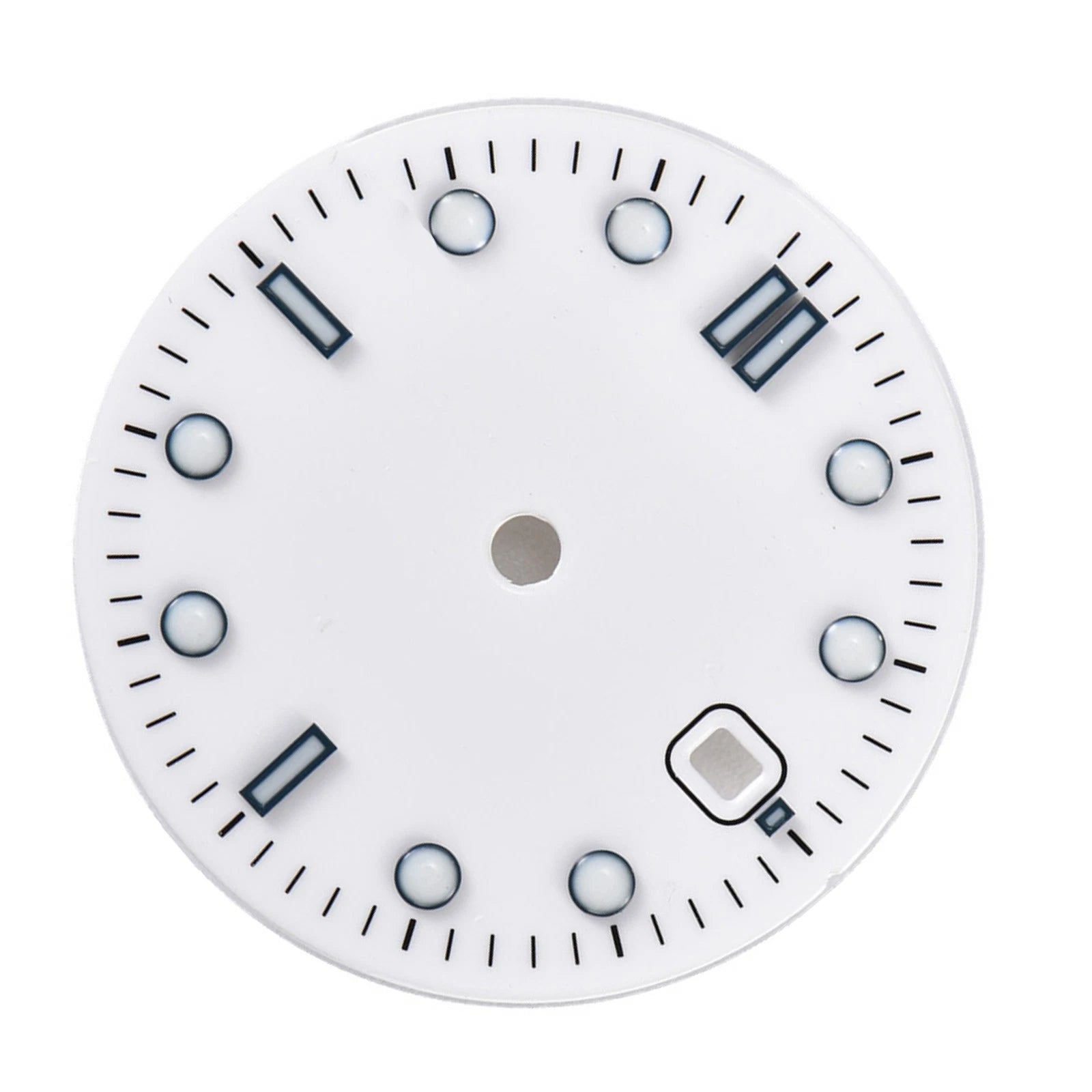 White Watch Dial Parts Wih Luminous For Eta 2836/2824 Mingzhu Dg2813
