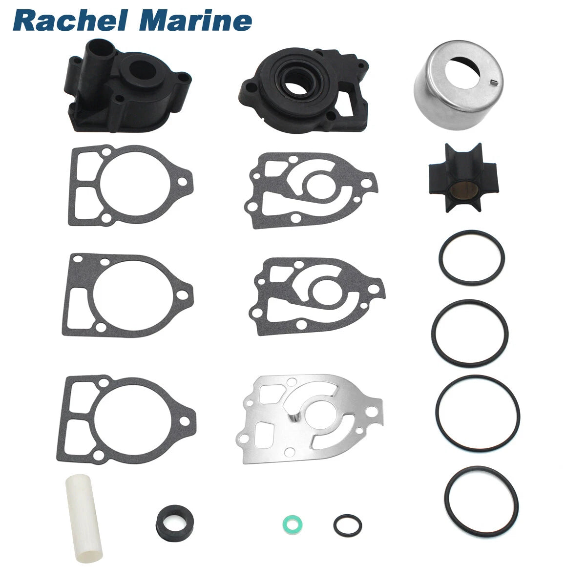 For Mercruiser Water Pump Impeller Kit With Base, Replaces