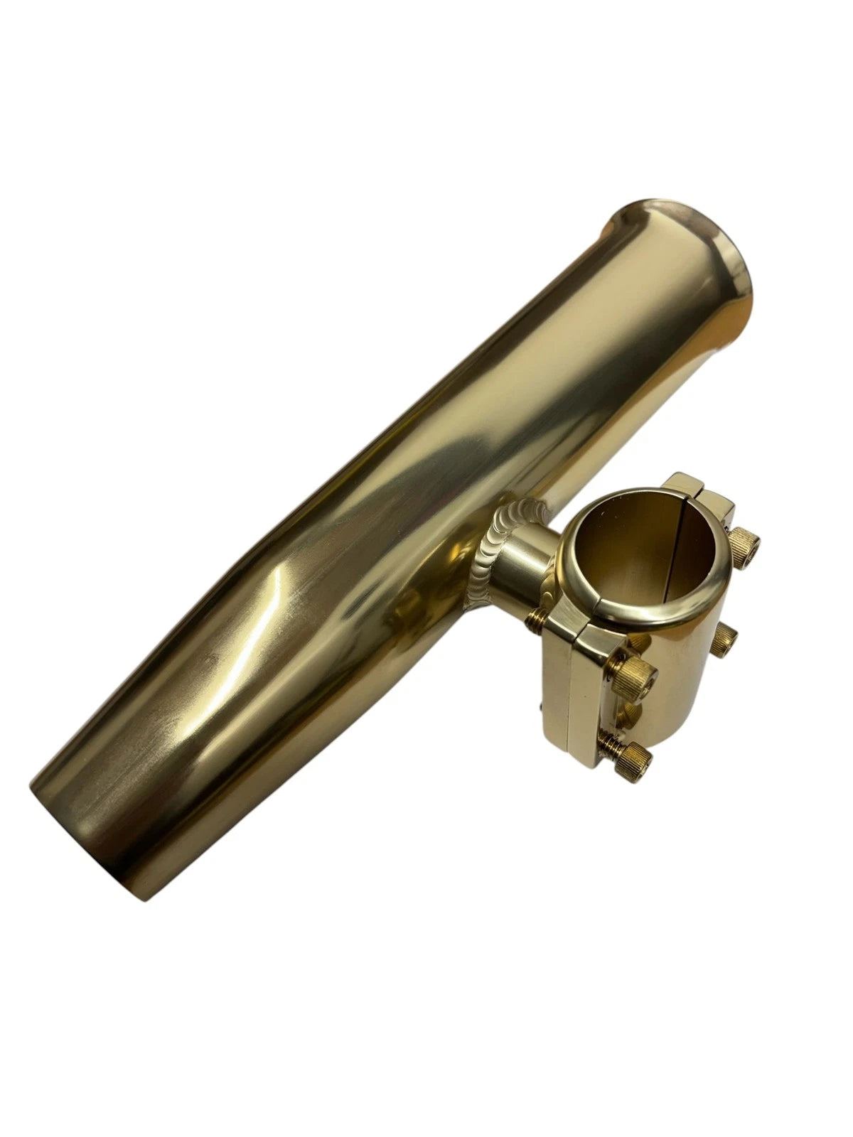 Tigress Gold Aluminum Rod Holder For 1 1/4in Od Pipe Horizontal Mount