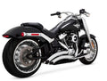 Vance & Hines Hd Fatboy/brkout 18-22 Big Radius 2-2 Chrome Pcx Full