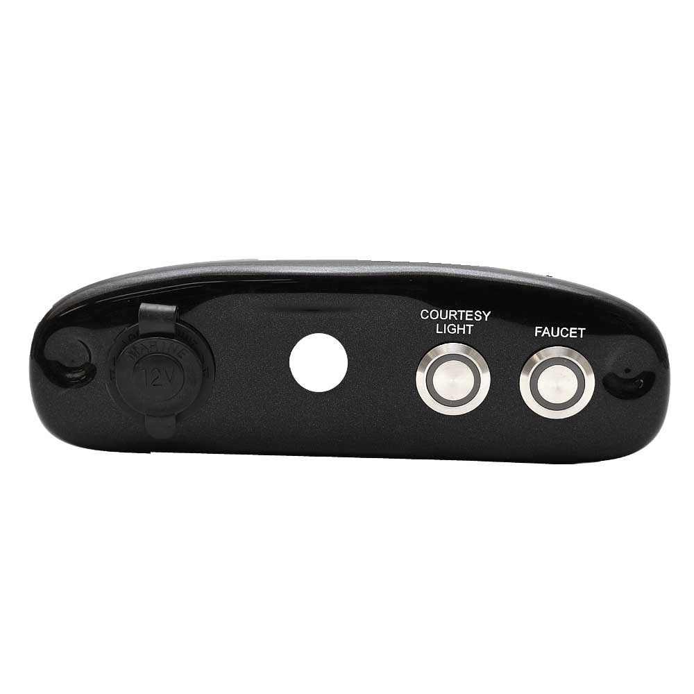 Faria Boat Synchronizer Pod Gauge 3 1/4 Inch Black by Faria