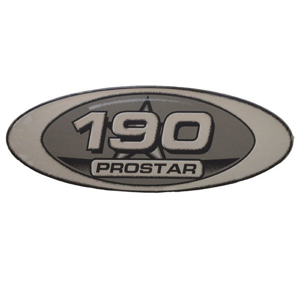 Mastercraft Boat Raised Decal | ProStar OEM 190 Silver Gray 13 1/2 Inc
