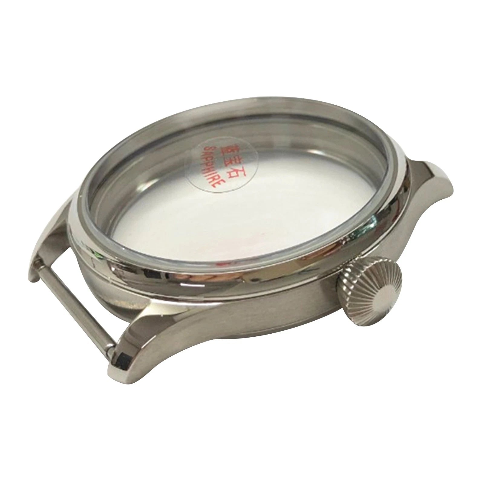 44mm 316l Stainless Steel Watch Case Set For Eta 6497/6498