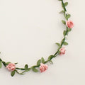 Resin Layered Flower Crown with Blossoms