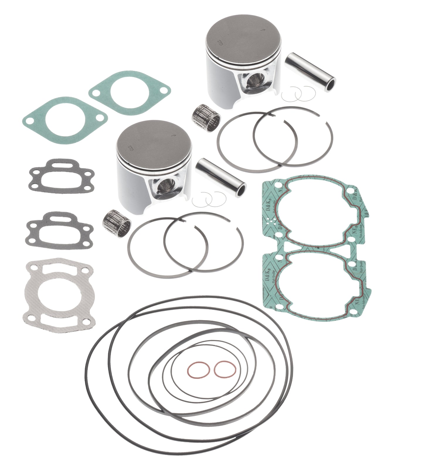 Sea-Doo 717 720 Top End Rebuild Piston Gasket Kit 82mm by Sea-Doo