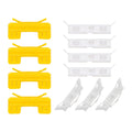 Molding Clips 6.2cm X 2.7cm 6cm X 1cm 7cm X 1.5cm Fasteners White